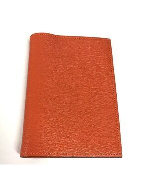 Hermes Notebook Cover Agenda GM Chevre Orange